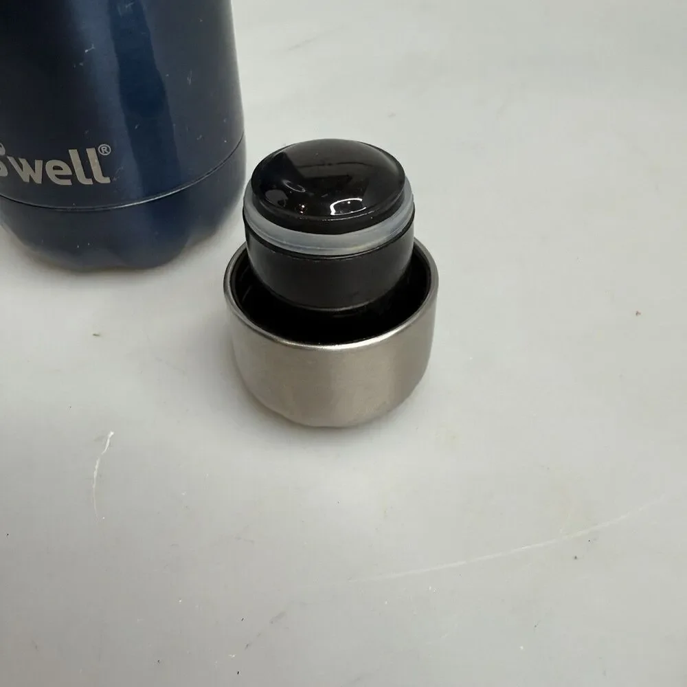 Facebook S’well 17oz Stainless Steel Blue Water Bottle Employee Narrow Neck
